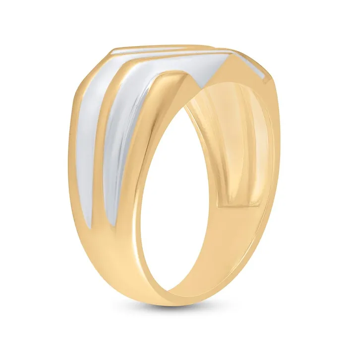 gndatlanta Rings 14k Yellow Gold Round Diamond Band Ring 12 Cttw