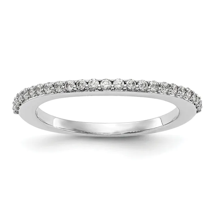 Goldia 036ct CZ Solid Real 14K White Gold Wedding Wedding Band Ring Rings Goldia 036ct CZ Solid Real 14K White Gold Wedding Wedding Band Ring Rings