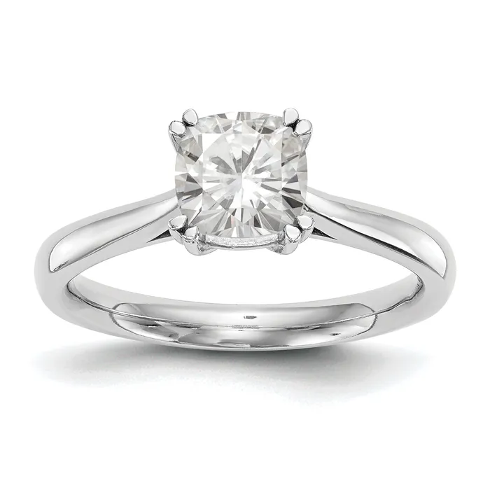 Goldia 075ct CZ Solid Real 14k White Gold Square Solitaire Engagement Ring Rings Goldia 075ct CZ Solid Real 14k White Gold Square Solitaire Engagement Ring Rings