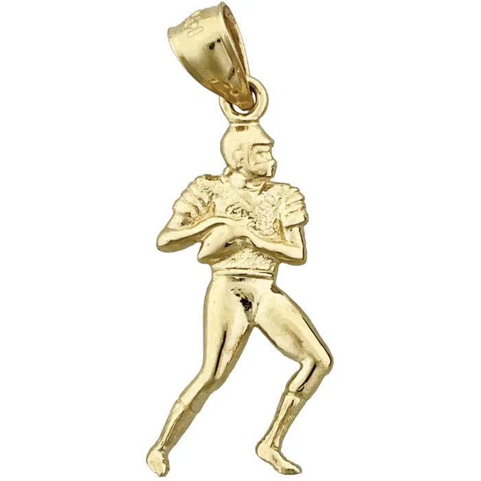 Goldia 14K Gold Quarterback Charm Charm Necklaces