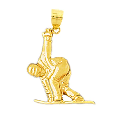 Goldia 14K Gold Snowboarding Pendant PreStyled Sets