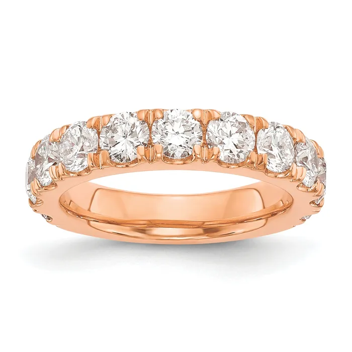 Goldia 14k Rose Gold 2 Ct Lab Grown Diamond VSSI G Wedding Band Ring Rings Goldia 14k Rose Gold 2 Ct Lab Grown Diamond VSSI G Wedding Band Ring Rings