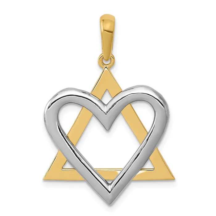 Goldia 14k Twotone Gold Pendant Rings