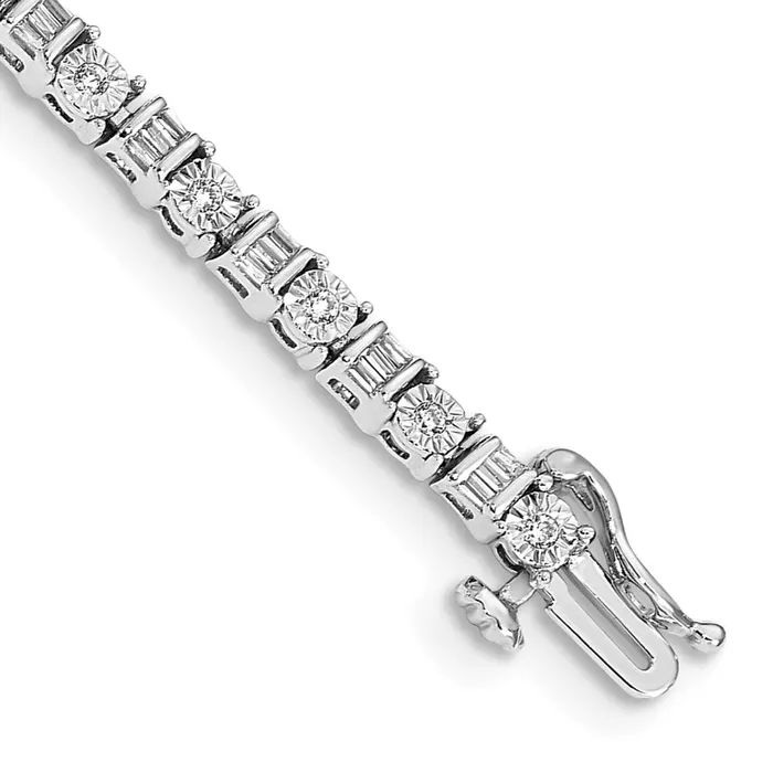 goldiaca Bracelets 14k White Gold Natural Diamond Bracelet