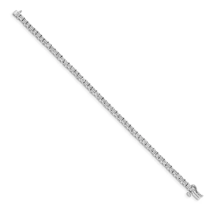 goldiaca Bracelets 14k White Gold Natural Diamond Bracelet