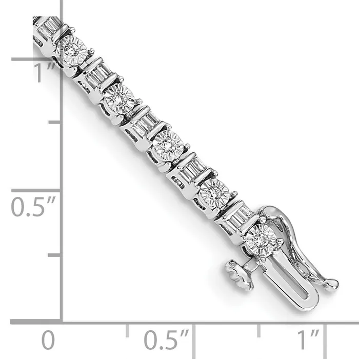 goldiaca Bracelets 14k White Gold Natural Diamond Bracelet