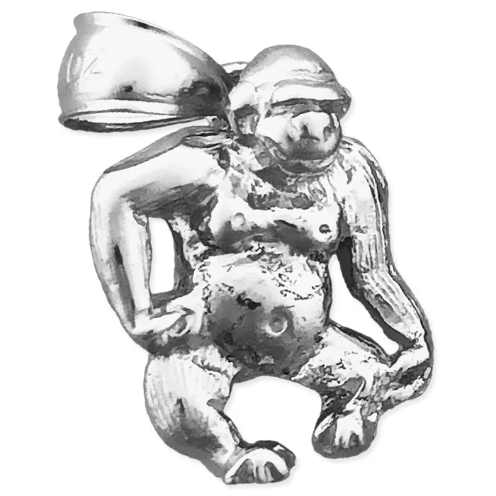 Goldia Charm Necklaces 14K Gold Gorilla Charm