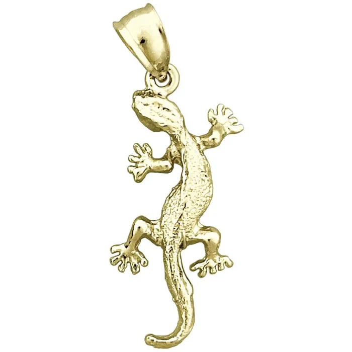 Goldia Charm Necklaces 14K Gold Lizard Charm