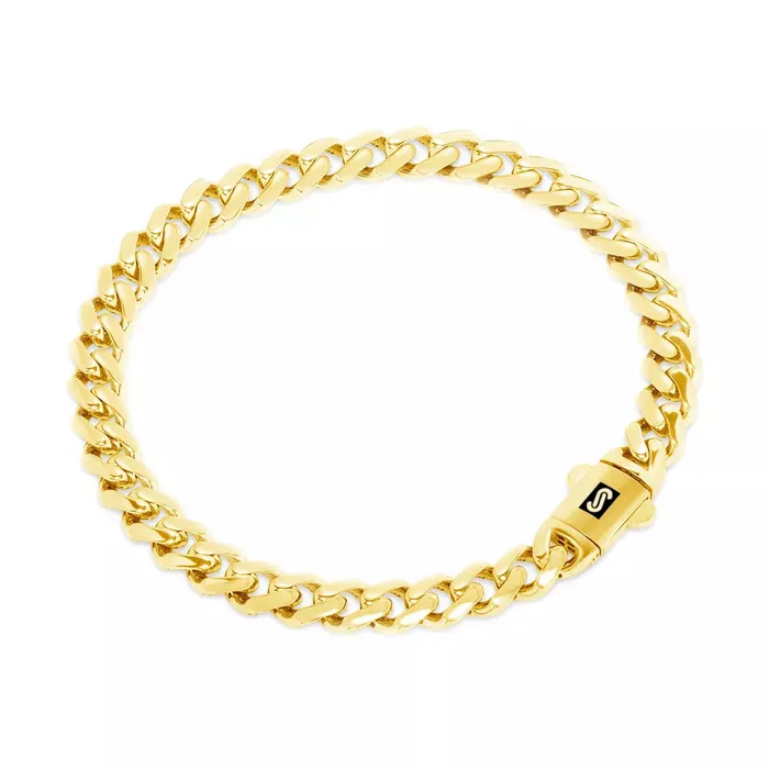 Goldiacom Bracelets 10k Yellow Gold Royal Monaco Miami Cuban Link 6mm Chain Bracelet w Box Clasp 9 Goldiacom Bracelets 10k Yellow Gold Royal Monaco Miami Cuban Link 6mm Chain Bracelet w Box Clasp 9