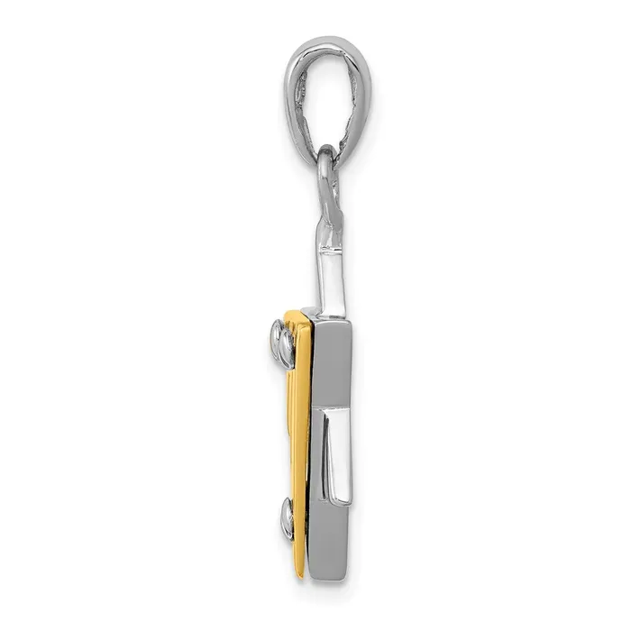 Goldia Necklaces 14k Twotone Gold Star of David Pendant