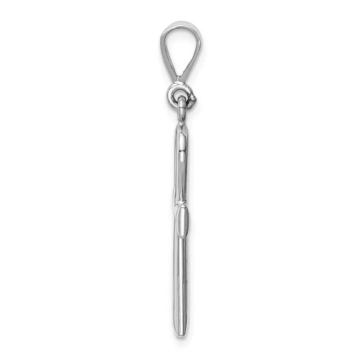 Goldia Necklaces 14k White Gold Ankh Cross Pendant