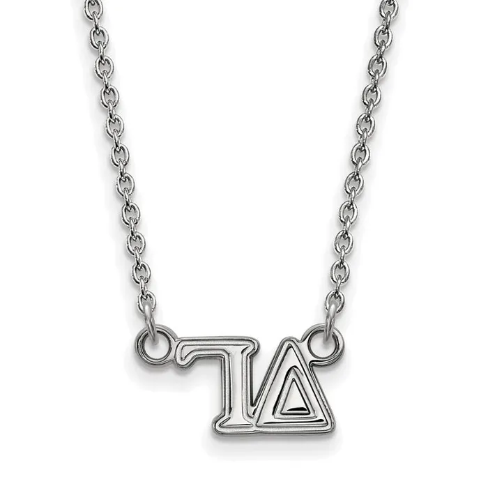 Goldia Necklaces Delta Gamma Medium Sorority Necklace in Sterling Silver