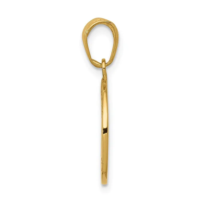 Goldia PreStyled Sets 14k Yellow Gold Gold Satin And Polished Saint Francis Medal Pendant