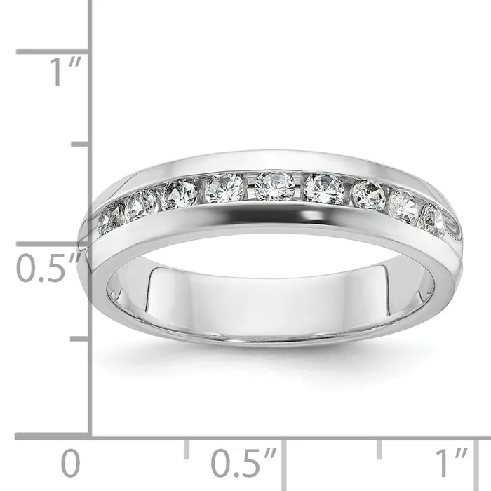 Goldia Rings 14k White Gold Mens 12 carat Diamond Complete Ring