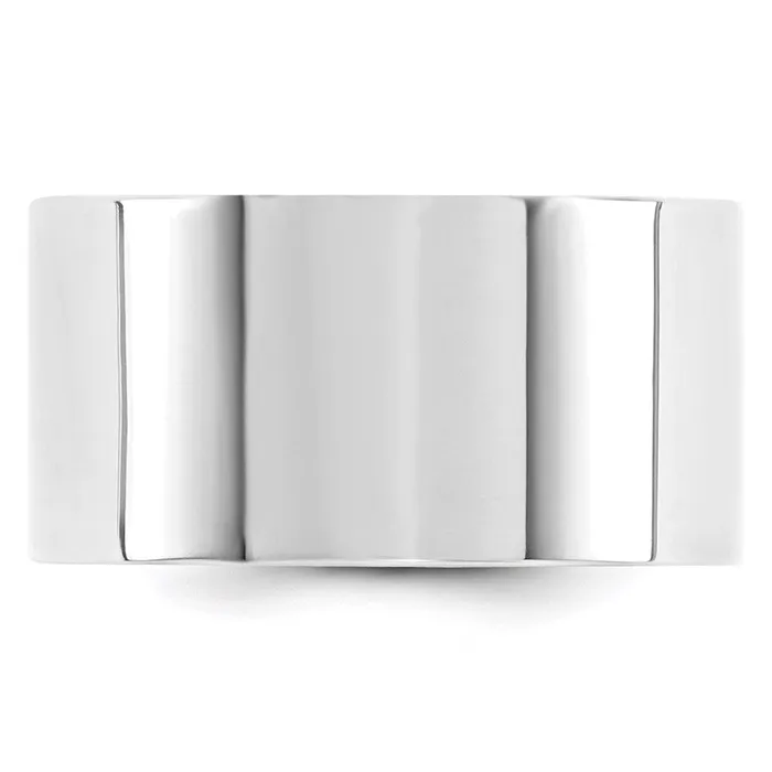 Goldia Rings Solid 10K White Gold 12mm Standard Flat Comfort Fit MensWomens Wedding Band Ring Size 6 Goldia Rings Solid 10K White Gold 12mm Standard Flat Comfort Fit MensWomens Wedding Band Ring Size 6