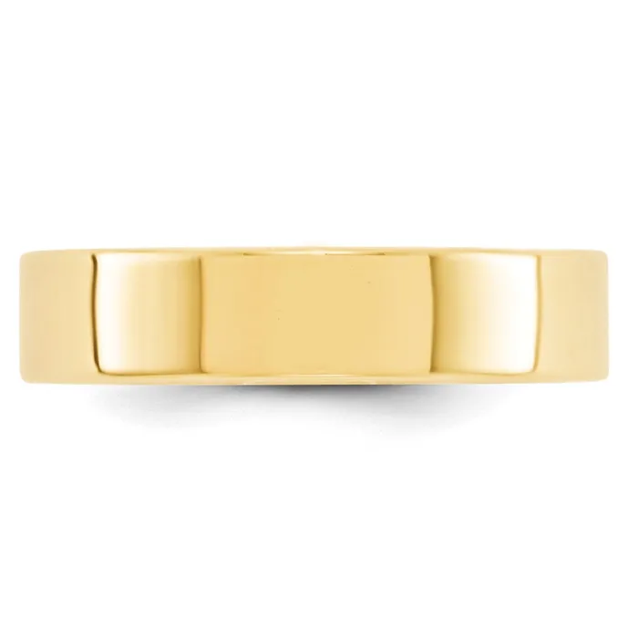 Goldia Rings Solid 10K Yellow Gold 5mm Light Weight Flat MensWomens Wedding Band Ring Size 45 Goldia Rings Solid 10K Yellow Gold 5mm Light Weight Flat MensWomens Wedding Band Ring Size 45