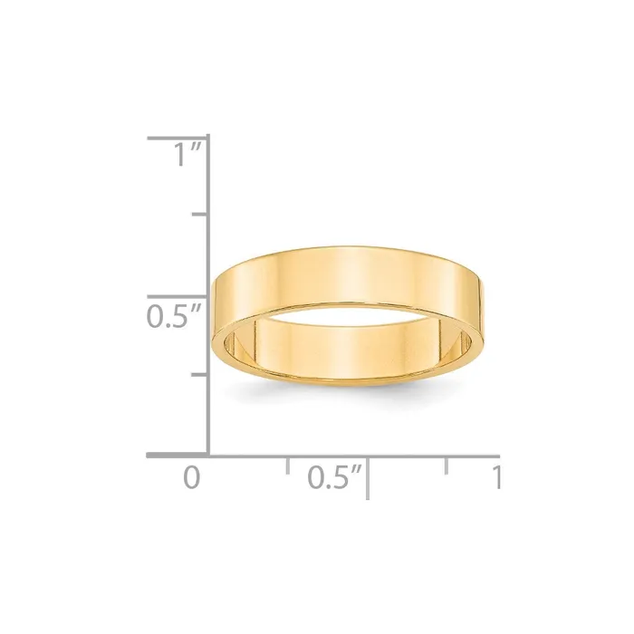 Goldia Rings Solid 10K Yellow Gold 5mm Light Weight Flat MensWomens Wedding Band Ring Size 45 Goldia Rings Solid 10K Yellow Gold 5mm Light Weight Flat MensWomens Wedding Band Ring Size 45