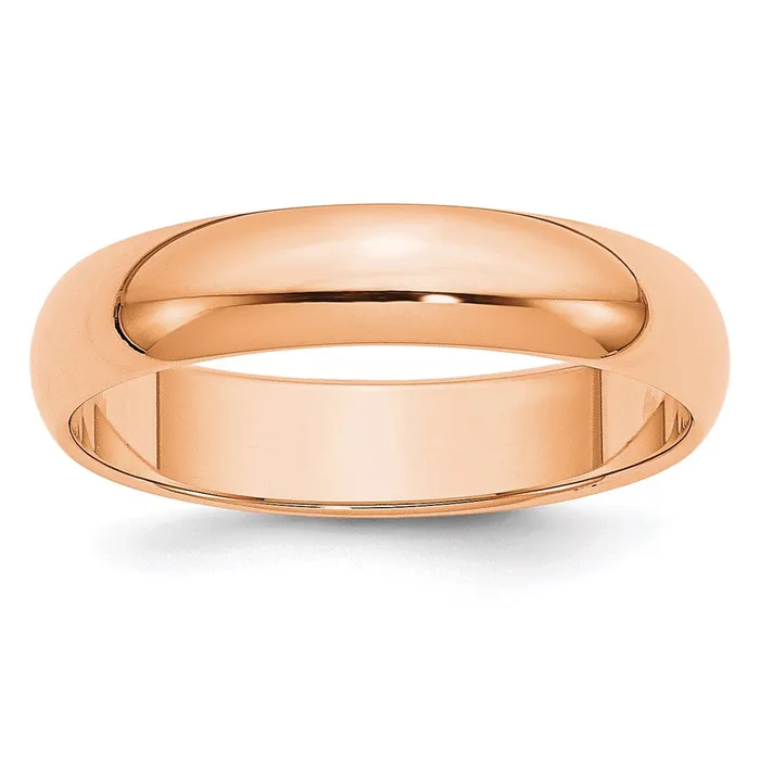 Goldia Rings Solid 10K Yellow Gold Rose Gold 5mm HalfRound Wedding MensWomens Wedding Band Ring Size 9 Goldia Rings Solid 10K Yellow Gold Rose Gold 5mm HalfRound Wedding MensWomens Wedding Band Ring Size 9