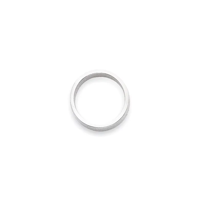 Goldia Rings Solid 14K White Gold 2mm Light Weight Flat MensWomens Wedding Band Ring Size 6 Goldia Rings Solid 14K White Gold 2mm Light Weight Flat MensWomens Wedding Band Ring Size 6