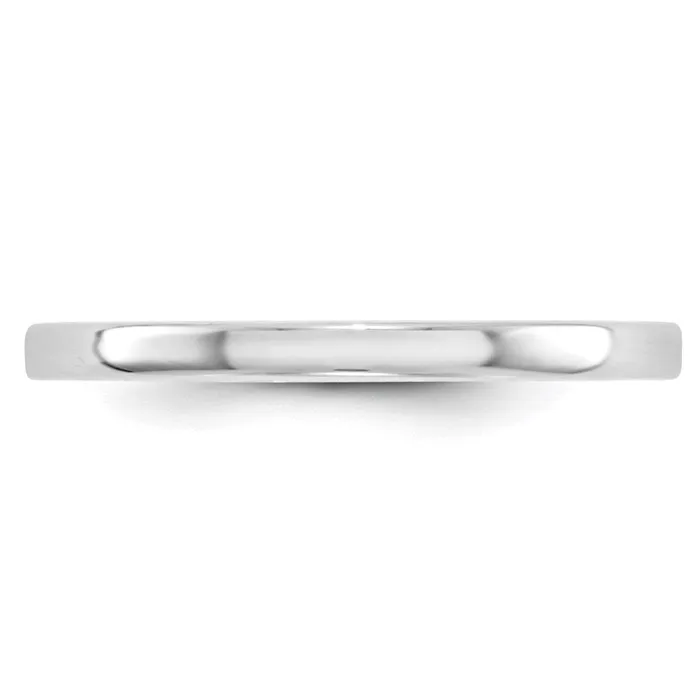 Goldia Rings Solid 14K White Gold 2mm Light Weight Flat MensWomens Wedding Band Ring Size 6 Goldia Rings Solid 14K White Gold 2mm Light Weight Flat MensWomens Wedding Band Ring Size 6