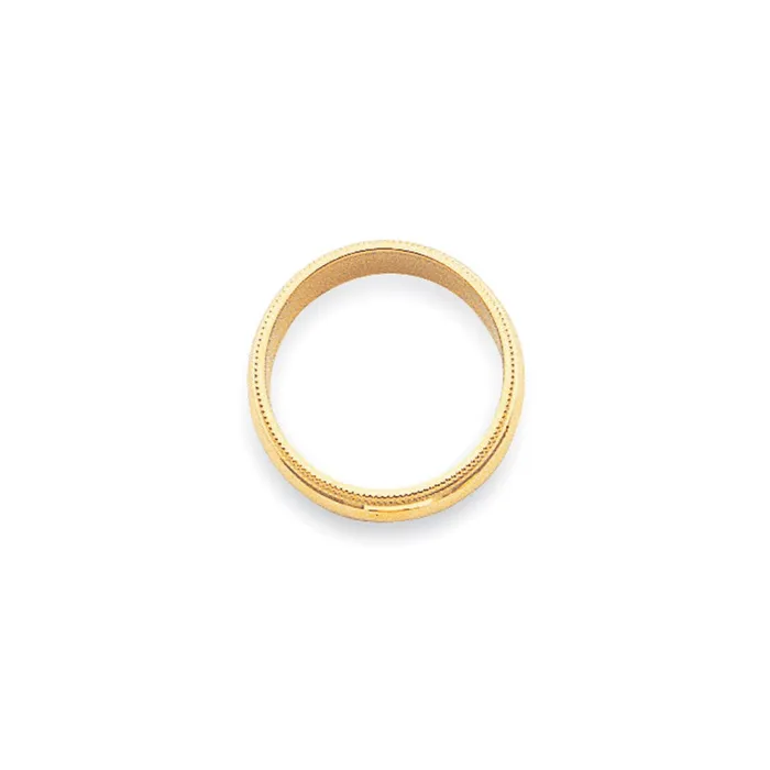 Goldia Rings Solid 18K Yellow Gold 3mm Milgrain HalfRound Wedding MensWomens Wedding Band Ring Size 85 Goldia Rings Solid 18K Yellow Gold 3mm Milgrain HalfRound Wedding MensWomens Wedding Band Ring Size 85