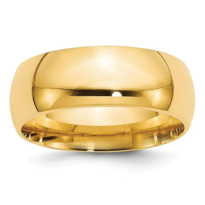 Goldia Rings Solid 18K Yellow Gold 8mm Comfort Fit MensWomens Wedding Band Ring Size 9 Goldia Rings Solid 18K Yellow Gold 8mm Comfort Fit MensWomens Wedding Band Ring Size 9