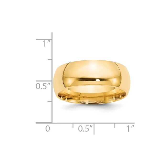 Goldia Rings Solid 18K Yellow Gold 8mm Comfort Fit MensWomens Wedding Band Ring Size 9 Goldia Rings Solid 18K Yellow Gold 8mm Comfort Fit MensWomens Wedding Band Ring Size 9