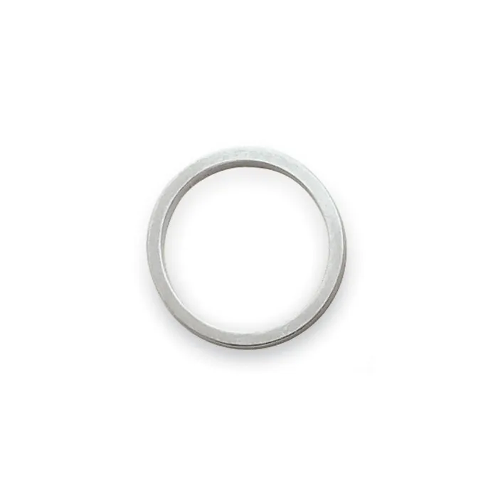 Goldia Rings Solid 18K Yellow Gold White Gold 3mm Tapered Satin MensWomens Wedding Band Ring Size 6 Goldia Rings Solid 18K Yellow Gold White Gold 3mm Tapered Satin MensWomens Wedding Band Ring Size 6