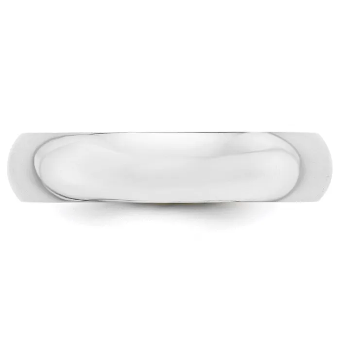 Goldia Rings Solid 18K Yellow Gold White Gold 5mm HalfRound MensWomens Wedding Band Ring Size 105 Goldia Rings Solid 18K Yellow Gold White Gold 5mm HalfRound MensWomens Wedding Band Ring Size 105