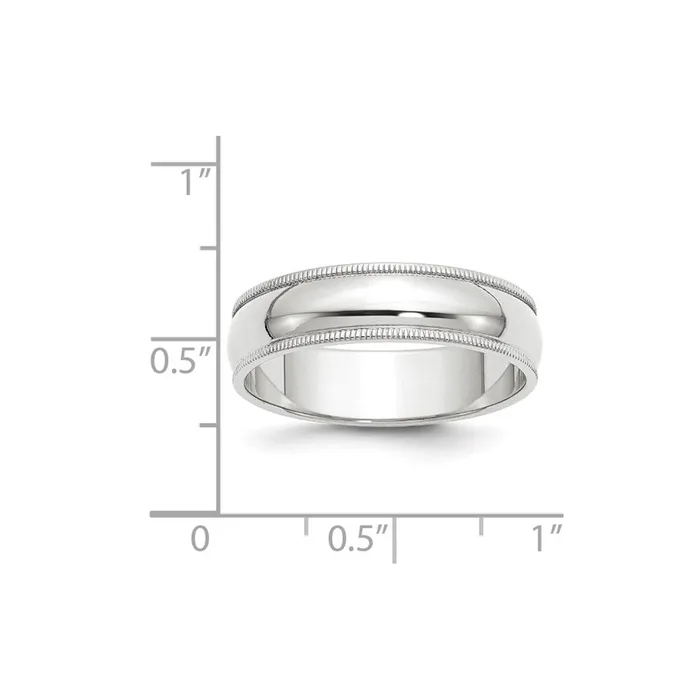 Goldia Rings Solid 18K Yellow Gold White Gold 6mm Milgrain MensWomens Wedding Band Ring Size 55 Goldia Rings Solid 18K Yellow Gold White Gold 6mm Milgrain MensWomens Wedding Band Ring Size 55