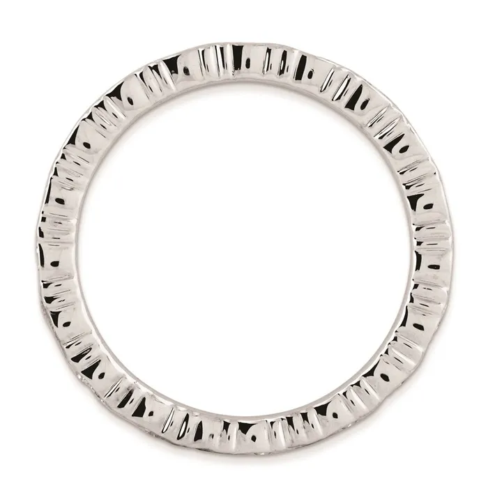 Goldia Rings Sterling Silver Stackable Expressions Diamond Ring
