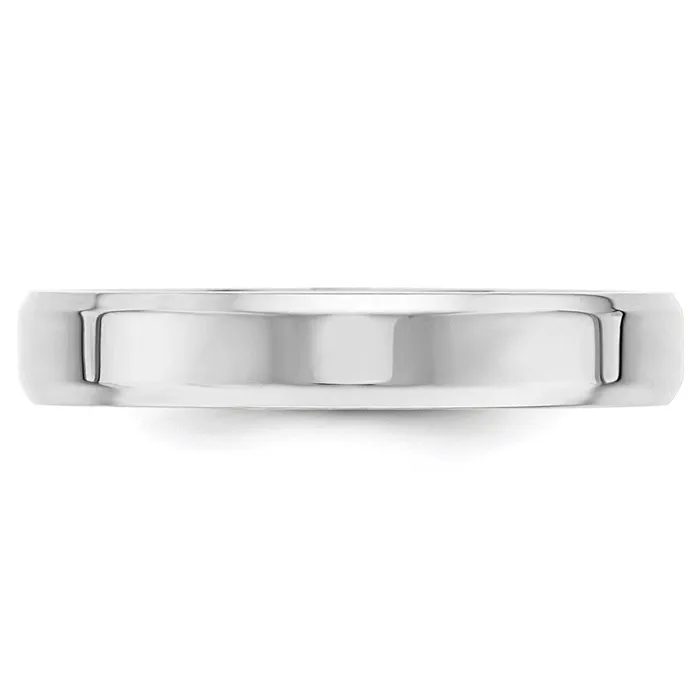 Goldia Solid 10K White Gold 4mm Bevel Edge Comfort Fit MensWomens Wedding Band Ring Size 85 Rings Goldia Solid 10K White Gold 4mm Bevel Edge Comfort Fit MensWomens Wedding Band Ring Size 85 Rings