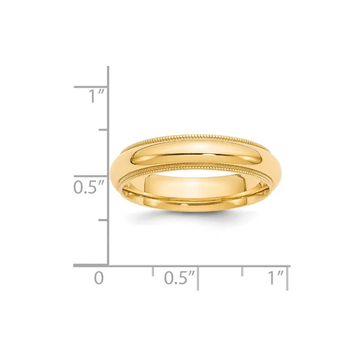 Goldia Solid 10K Yellow Gold 5mm Milgrain Comfort Wedding MensWomens Wedding Band Ring Size 95 Rings Goldia Solid 10K Yellow Gold 5mm Milgrain Comfort Wedding MensWomens Wedding Band Ring Size 95 Rings