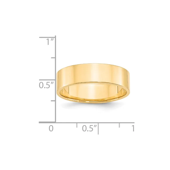 Goldia Solid 10K Yellow Gold 6mm Light Weight Flat MensWomens Wedding Band Ring Size 13 Rings Goldia Solid 10K Yellow Gold 6mm Light Weight Flat MensWomens Wedding Band Ring Size 13 Rings