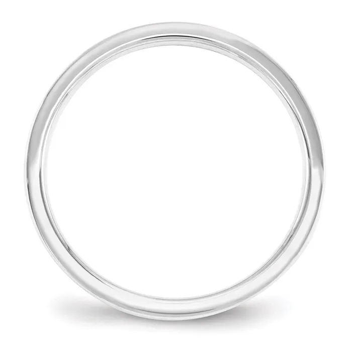 Goldia Solid 18K White Gold 25mm Standard Flat Comfort Fit MensWomens Wedding Band Ring Size 105 Rings Goldia Solid 18K White Gold 25mm Standard Flat Comfort Fit MensWomens Wedding Band Ring Size 105 Rings