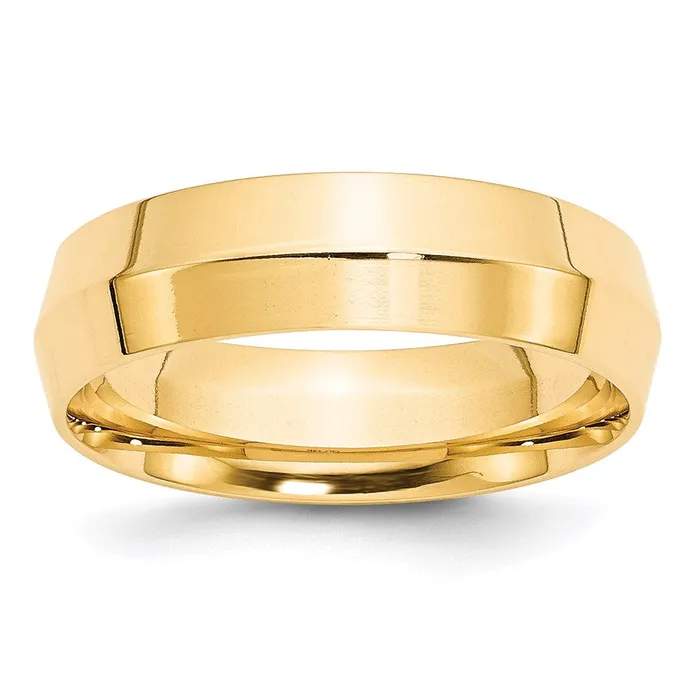 Goldia Solid 18K Yellow Gold 6mm Knife Edge Comfort Fit MensWomens Wedding Band Ring Size 65 Rings Goldia Solid 18K Yellow Gold 6mm Knife Edge Comfort Fit MensWomens Wedding Band Ring Size 65 Rings