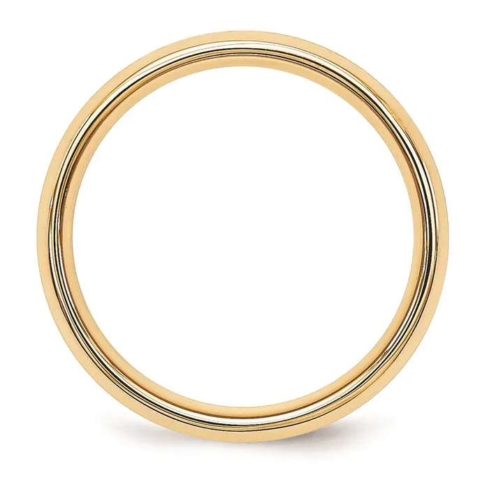 Goldia Solid 18K Yellow Gold TwoTone 5mm Domed Size 11 Wedding MensWomens Wedding Band Ring Rings Goldia Solid 18K Yellow Gold TwoTone 5mm Domed Size 11 Wedding MensWomens Wedding Band Ring Rings