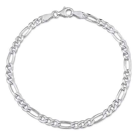 JMS always Bracelets Original AMOUR 38mm Figaro Chain Bracelet In Sterling Silver 75 In JMS always Bracelets Original AMOUR 38mm Figaro Chain Bracelet In Sterling Silver 75 In