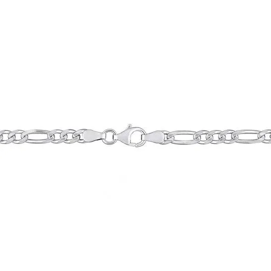 JMS always Bracelets Original AMOUR 38mm Figaro Chain Bracelet In Sterling Silver 75 In JMS always Bracelets Original AMOUR 38mm Figaro Chain Bracelet In Sterling Silver 75 In