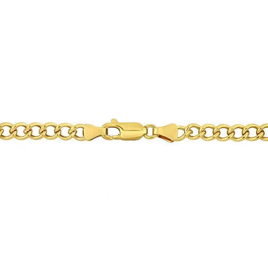 JMS always Bracelets Original AMOUR 41mm Curb Chain Bracelet In 14K Yellow Gold 9 In JMS always Bracelets Original AMOUR 41mm Curb Chain Bracelet In 14K Yellow Gold 9 In