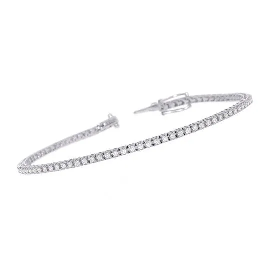 JMS always Bracelets Original Bliss 18K White Gold Diamond 100ct tw Tennis Bracelet 20082026 JMS always Bracelets Original Bliss 18K White Gold Diamond 100ct tw Tennis Bracelet 20082026