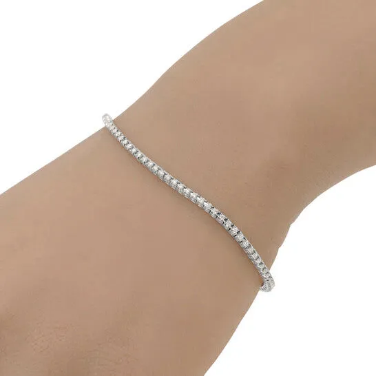 JMS always Bracelets Original Bliss 18K White Gold Diamond 100ct tw Tennis Bracelet 20082026 JMS always Bracelets Original Bliss 18K White Gold Diamond 100ct tw Tennis Bracelet 20082026