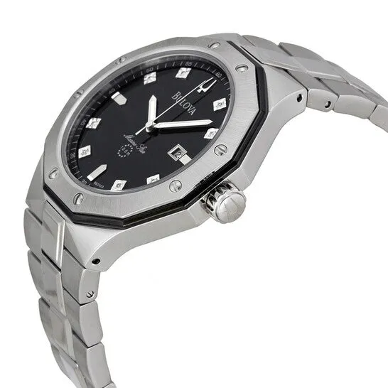 JMS always Bracelets Original Bulova Mens Marine Star Diamond Accented Stainless Steel Bracelet Watch 98D103 JMS always Bracelets Original Bulova Mens Marine Star Diamond Accented Stainless Steel Bracelet Watch 98D103