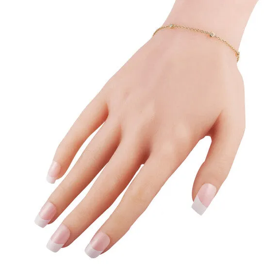 JMS always Bracelets Original LB Exclusive 14K Yellow Gold 020 ct Diamond Bracelet JMS always Bracelets Original LB Exclusive 14K Yellow Gold 020 ct Diamond Bracelet