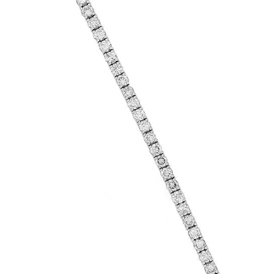 JMS always Bracelets Original Maulijewels 677 Carat AGI Certified Natural Round White Diamond F VS1 7 Tennis Bracelet For Women In 14K Solid White Gold JMS always Bracelets Original Maulijewels 677 Carat AGI Certified Natural Round White Diamond F VS1 7 Tennis Bracelet For Women In 14K Solid White Gold