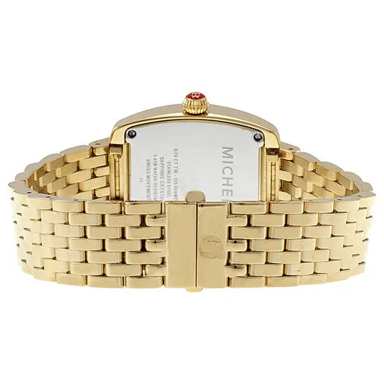 JMS always Bracelets Original Michele Urban Mini Silver and White Diamond Dial GoldPlated Stainless Steel Bracelet Ladies Watch MWW02A000565 JMS always Bracelets Original Michele Urban Mini Silver and White Diamond Dial GoldPlated Stainless Steel Bracelet Ladies Watch MWW02A000565