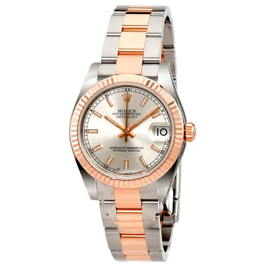 JMS always Bracelets Original Rolex Datejust Lady 31 Silver Dial Stainless Steel and 18K Everose Gold Oyster Bracelet Automatic Watch 178271SSO JMS always Bracelets Original Rolex Datejust Lady 31 Silver Dial Stainless Steel and 18K Everose Gold Oyster Bracelet Automatic Watch 178271SSO