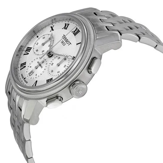 JMS always Bracelets Original Tissot Bridgeport Automatic Chronograph Silver Dial Stainless Steel Mens Watch T0974271103300 JMS always Bracelets Original Tissot Bridgeport Automatic Chronograph Silver Dial Stainless Steel Mens Watch T0974271103300