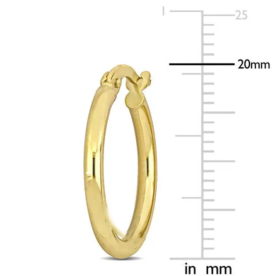 JMS always Earrings Original AMOUR 20mm Hoop Earrings In 14K Yellow Gold 25mm Wide JMS always Earrings Original AMOUR 20mm Hoop Earrings In 14K Yellow Gold 25mm Wide
