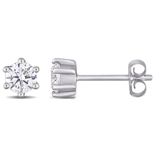 JMS always Earrings Original Created Forever 58 CT TW Lab Created Diamond Hexagon Stud Earrings in 14k White Gold JMS always Earrings Original Created Forever 58 CT TW Lab Created Diamond Hexagon Stud Earrings in 14k White Gold